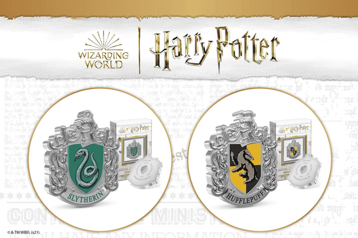 The Official Harry Potter Slytherin House Crest Shaped Coin