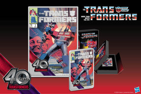 Introducing our Transformers 40th anniversary coins! To reflect this milestone, it was only fitting to have the pure silver coins display The Transformers #1 comic from September 1984! Both feature The Transformers and anniversary logos.