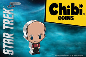 Travel Aboard the Enterprise-D with this Star Trek Chibi® Coin! - New Zealand Mint