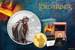 Fan Favourite Gimli on Two New Collectible Coins - New Zealand Mint