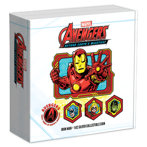 Marvel – Avengers 60th Anniversary – Iron Man 1oz Silver Coin