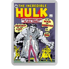COMIX™ – Marvel The Incredible Hulk #1 2oz Silver Coin - Flat