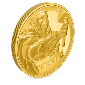 Marvel Thor™ 1/4oz Gold Coin with Milled Edge Finish.