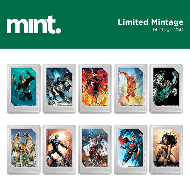 mint Trading Coins – DC - Limited Mintage, 1-250.