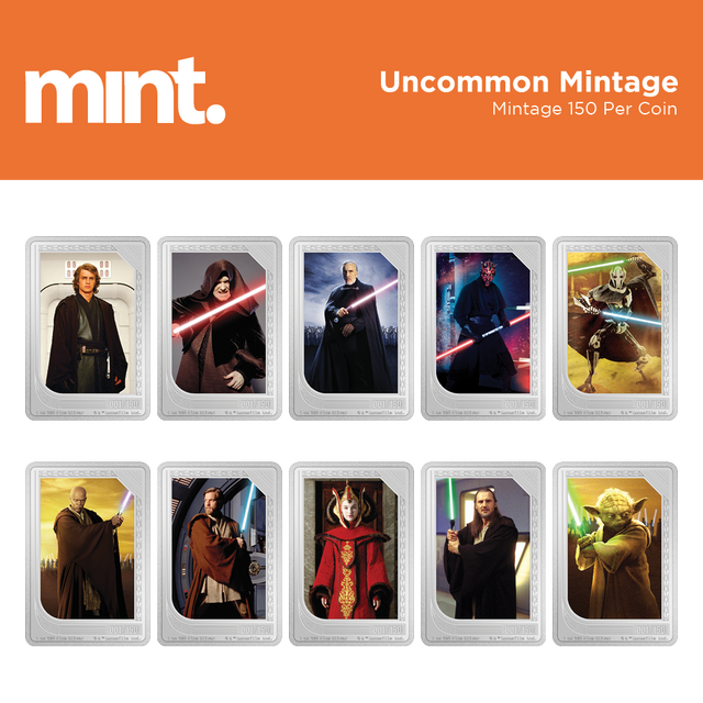 mint Trading Coins – Star Wars™ - Uncommon Mintage.