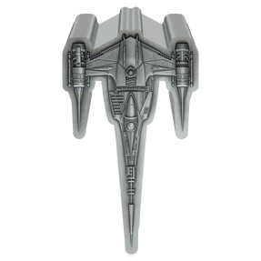 The Mandalorian™ – The Mandalorian's N1 Starfighter™ 1oz Silver Shaped Coin.