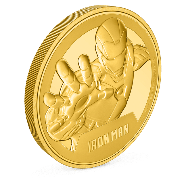 Marvel Iron Man 1oz Gold Coin