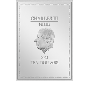 Jody Clark effigy of His Majesty King Charles III Obverse $10 2024.