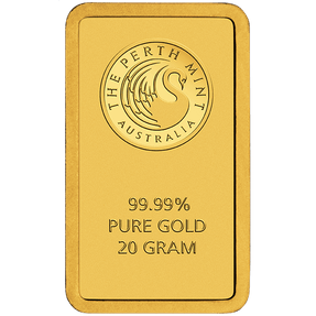20g Gold Minted Bar Perth Mint - New Zealand Mint