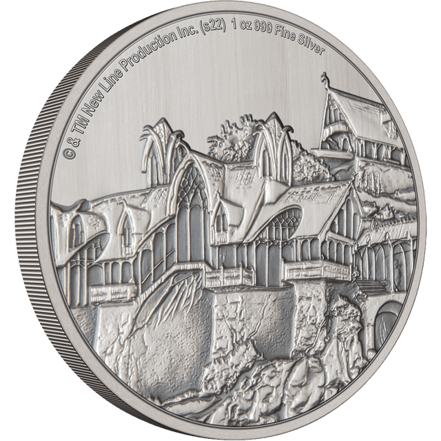 THE LORD OF THE RINGS™ - Rivendell 1oz Silver Coin - New Zealand Mint