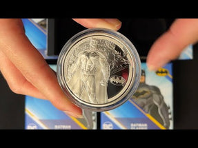 YouTube Unboxing of BATMAN™ Classic 3oz Silver Coin.
