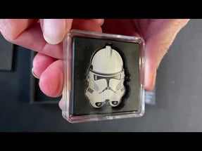 YouTube Unboxing of The Faces of the Empire™ – Clone Trooper™ (Phase 2) 1oz Silver Coin.