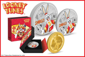 The Mischievous Trickster on Silver & Gold Coins for Lunar Year of the Rabbit!