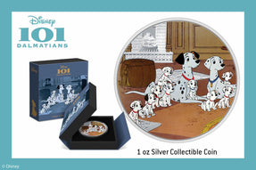Relive the Family Love on New Disney’s 101 Dalmatians Coin! - New Zealand Mint