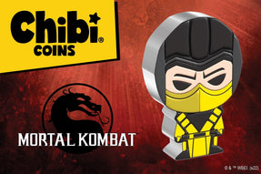 First Mortal Kombat Chibi® Coin features Scorpion! - New Zealand Mint