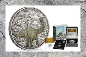 Beloved Brontosaurus Added to Dinosaur Coin Collection - New Zealand Mint