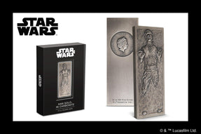 Save Han Solo™ Trapped in Carbonite! Massive 10oz Silver Coin - New Zealand Mint