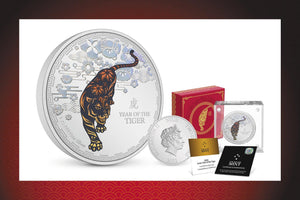 2022 Lunar New Year of the Water Tiger. Celebrate with a Silver Coin!