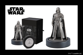 Sensational Silver Miniature of Star Wars Sith Lord™, Darth Vader! - New Zealand Mint