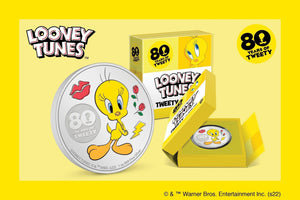 80 Years of Tweety! Celebrate with a Pure Silver Memento