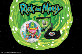 Come Along on Wild Escapades with Rick and Morty. New Silver Coin! - New Zealand Mint