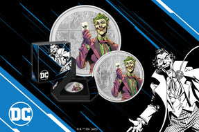 The Clown Prince of Crime, THE JOKER™ on First DC Villains Coins!