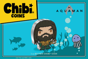 The Saviour of the Oceans, AQUAMAN™ on Chibi® Coin!