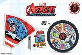 To celebrate The Avengers 60th anniversary, we introduce a special new 1oz pure silver coin series. Of course, we had to kick it off with Captain America! It is designed with epic colour to show the iconic shield-wielding hero in a powerful pose.