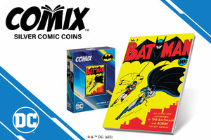 First Comic Dedicated to BATMAN™ On COMIX™ Coins!