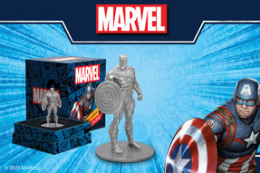 This exclusive Marvel miniature has been crafted using a guaranteed minimum 150g solid pure silver to highlight Captain America. The intricate detail on his iconic suit, shield, and determined expression give this piece the true wow factor.