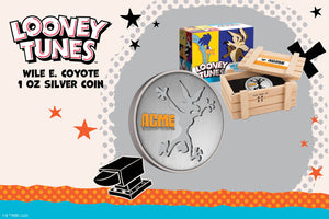 The Crazy Wile E. Coyote Smashes Through New Silver Coin!