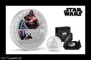 Darth Vader’s Legacy Imprinted on 3oz Pure Silver Coin!