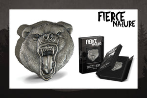Apex Predator, the Grizzly Bear on New Silver Coin!