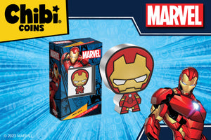 New Marvel Chibi® Coin! Iron Man Shows his Strength in Silver.