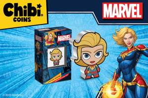 New Release: Captain Marvel on New Chibi® Coin!