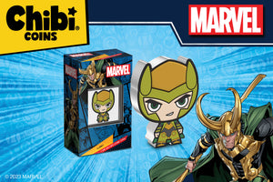 Marvel’s Mercurial Menace, Loki on New Chibi® Coin!