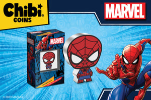 Spider-Man Slings onto our Latest Marvel Chibi® Coin!