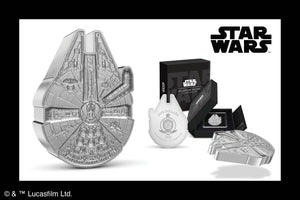 Hop onboard – the Millennium Falcon™ is here in Pure Silver!