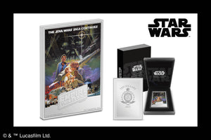Star Wars: The Empire Strikes Back™ Poster Stuns on 5oz Silver Coin!