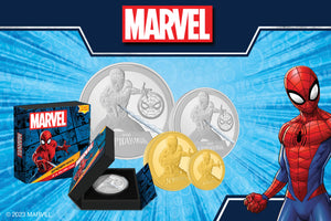 Spider Senses Tingling? Spider-Man Gold & Silver Coins Inside