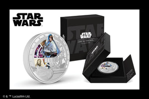 Iconic Moments of Luke Skywalker™ on New 3oz Silver Coin!
