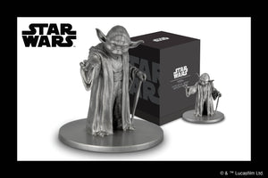 Incredible Pure Silver Miniature of the Wise Jedi™ Master Yoda™