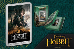 Experience The Hobbit: The Battle of the Five Armies through the lens of this 1oz pure silver coin. The sprawling battlefield, the characters in their epic poses, and the overall ambience of the film are intricately captured in stunning colour.
