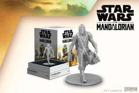 In the vast Star Wars™ galaxy where legends are born and adventures unfold, one iconic figure stands out—the Mandalorian. Standing at approx. 8cm tall, this pure silver miniature is crafted by 3D master sculptor Alejandro Pereira Ezcurra.