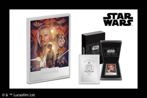 Limited Edition Drop! Star Wars: The Phantom Menace™ 5oz Silver Poster Coin