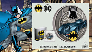 1989 Batmobile - Next Batmobile Collectible Coin