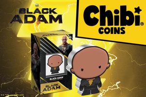 Wielder of Magic, BLACK ADAM™ on Pure Silver Chibi® Coin!