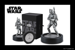 Spectacular Limited Edition Silver Miniature of Boba Fett™! - New Zealand Mint