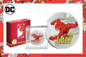 THE FLASH™ on Final JUSTICE LEAGUE™ 60th Anniversary Coin