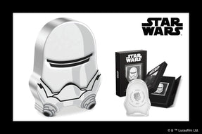 Coming in HOT! First Order Flametrooper™ on New Star Wars™ Coin! - New Zealand Mint